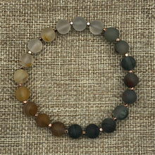 Load image into Gallery viewer, Helios Bracelet • Illuminate &amp; Revive • Bloodstone &amp; Rutilated Quartz, 8mm