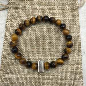 Lore Bracelet • Strength & Confidence • Tiger's Eye, 8mm