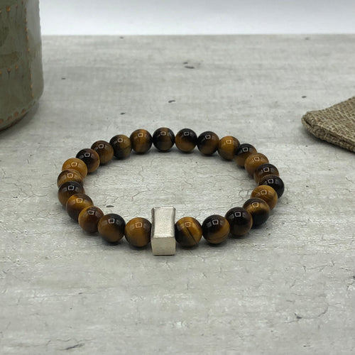 Lore Bracelet • Strength & Confidence • Tiger's Eye, 8mm