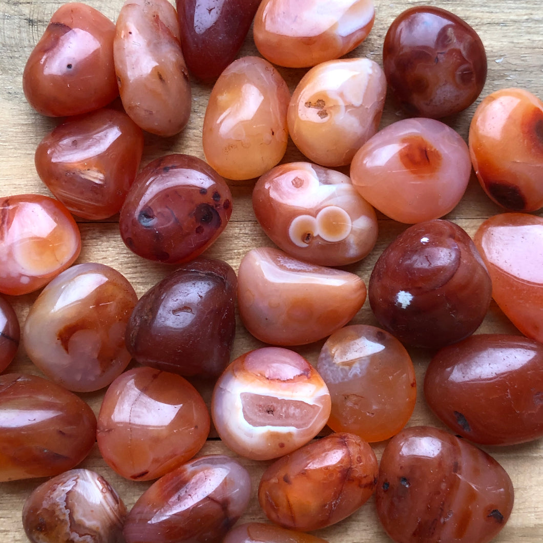 Carnelian | Tumblestone | Sm 20-30 mm