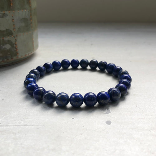 Lapis Lazuli Bracelet, 8mm