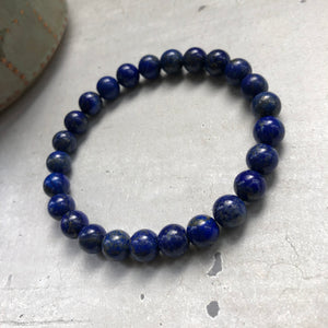 Lapis Lazuli Bracelet, 8mm